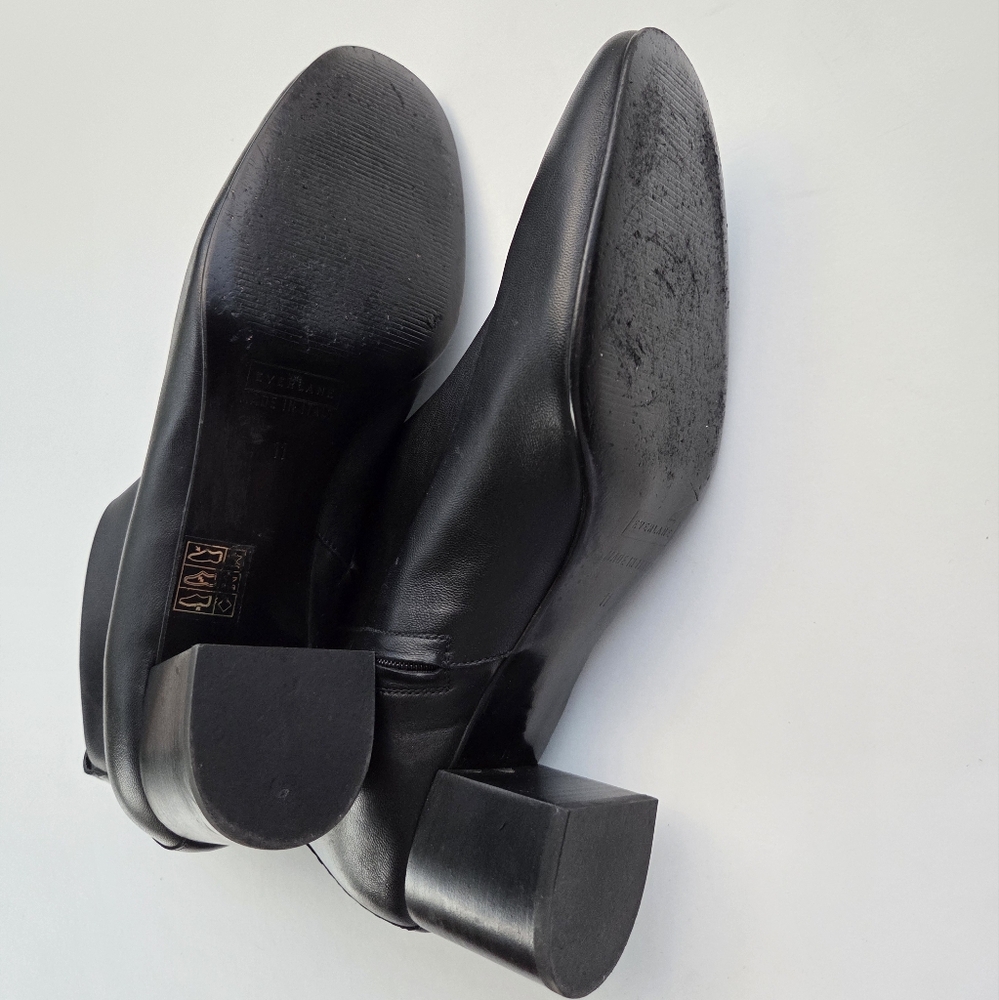 Everlane Black Leather Ankle Boots - Picture 4 of 9
